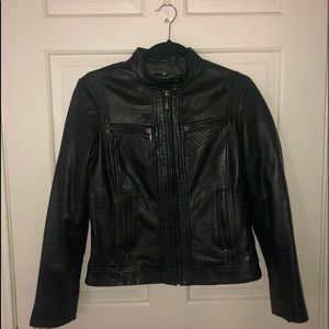 BERNARDO Luxe Leather Jacket